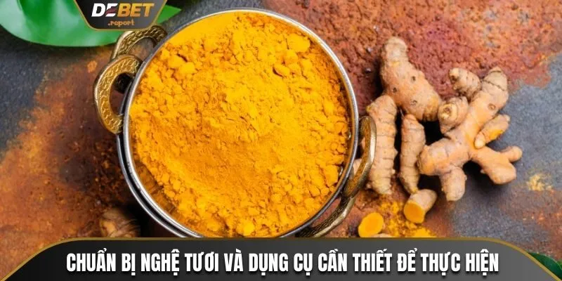 Cách Vào Nghệ Cho Gà Chọi Giúp Tăng Khả Năng Chiến Đấu 2 Chuẩn bị nghệ tươi và dụng cụ cần thiết để thực hiện