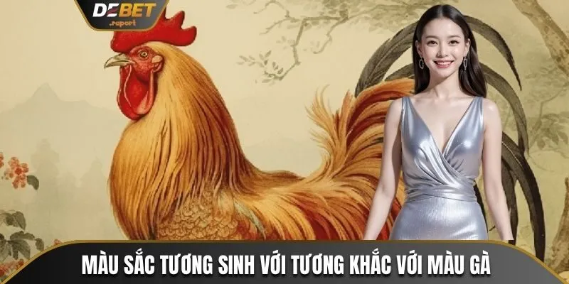 Cách Xem Màu Mạng Gà Chuẩn Phong Thủy Tăng Tỷ Lệ Thắng 90% 4 Màu sắc tương sinh với tương khắc với màu gà