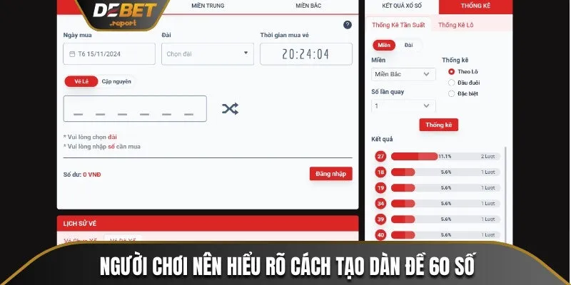 Đặc Điểm Dàn Đề 60 Số - Khám Phá Mẹo Soi Cầu Hiệu Quả 3 Người chơi nên hiểu rõ cách tạo dàn đề 60 số