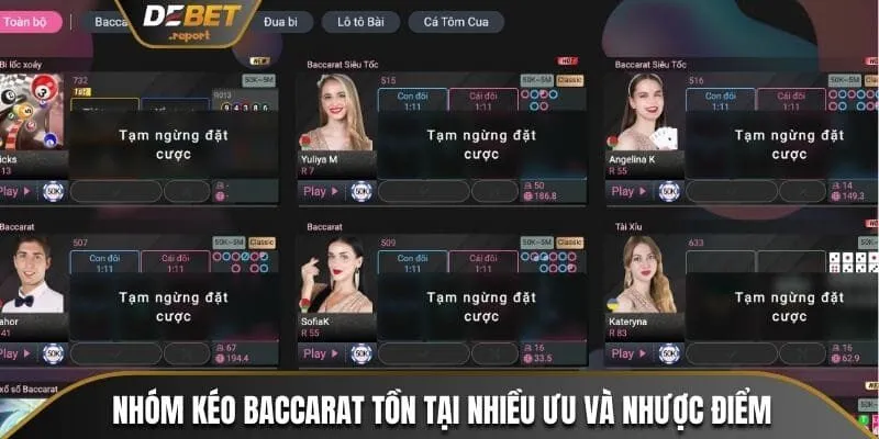 Nhóm Kéo Baccarat - 3 Dấu Hiệu Nhận Biết Hội Nhóm Lừa Đảo 3 Nhóm kéo Baccarat tồn tại nhiều ưu và nhược điểm